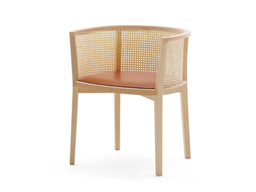 KHA 12C - Vienna straw chair with armrests by Very Wood - view 2